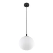 Pendul TK Lighting VIBE metal, sticla, negru, alb, E27 - TK-4759