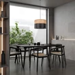 Pendul TK Lighting NICOL metal, lemn, negru, maro, E27 - TK-4798