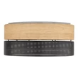 Plafoniera TK Lighting NICOL metal, lemn, negru, maro, E27 - TK-4800