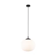 Pendul TK Lighting VIBE metal, sticla, negru, alb, E27 - TK-4804
