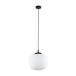 Pendul TK Lighting VIBE metal, sticla, negru, alb, E27 - TK-4804