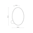 Aplica de perete TK Lighting PULSE lemn, textil, maro, E27 - TK-4814