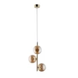 Pendul TK Lighting ESTERA metal, sticla, chihlimbar, auriu, G9 - TK-4838