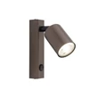Aplica de perete TK Lighting VIBE metal, maro, GU10 - TK-4872