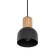 Pendul TK Lighting CAIRO metal, lemn, negru, maro, E27 - TK-4894