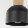 Pendul TK Lighting CAIRO metal, lemn, negru, maro, E27 - TK-4895
