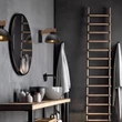 Aplica de perete TK Lighting OSLO metal, lemn, negru, maro, E27 - TK-4961