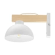 Aplica de perete TK Lighting OSLO metal, lemn, alb, maro, E27 - TK-4962