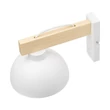 Aplica de perete TK Lighting OSLO metal, lemn, alb, maro, E27 - TK-4962