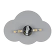 Aplica de perete TK Lighting CLOUD metal, gri, G9 - TK-4965