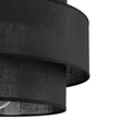 Pendul TK Lighting CALISTO metal, textil, negru, E27 - TK-4999