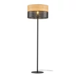 Lampadar TK Lighting NICOL metal, lemn, negru, maro, E27 - TK-5123