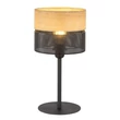 Veioza TK Lighting NICOL metal, lemn, negru, maro, E27 - TK-5124