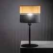 Veioza TK Lighting NICOL metal, lemn, negru, maro, E27 - TK-5124
