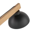 Veioza TK Lighting OSLO metal, lemn, negru, maro, E27 - TK-5346