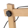 Veioza TK Lighting OSLO metal, lemn, negru, maro, E27 - TK-5346