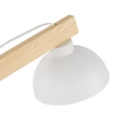 Veioza TK Lighting OSLO metal, lemn, alb, maro, E27 - TK-5347