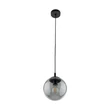 Pendul TK Lighting ESME metal, sticla, negru, gri, E27 - TK-5378