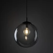 Pendul TK Lighting ESME metal, sticla, negru, gri, E27 - TK-5380