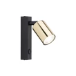 Aplica de perete TK Lighting TOP metal, negru, auriu, Gu10 - TK-6087