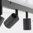 Plafoniera TK Lighting TOP metal, negru, GU10 - TK-6177