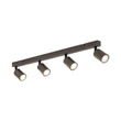 Plafoniera TK Lighting TOP metal, maro, GU10 - TK-6182
