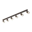 Plafoniera TK Lighting TOP metal, maro, GU10 - TK-6183