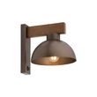 Aplica de perete TK Lighting OSLO metal, lemn, maro, E27 - TK-6279