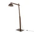 Lampadar TK Lighting OSLO metal, lemn, maro, E27 - TK-6319
