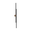Aplica de perete TK Lighting FLASH metal, lemn, negru, maro, LED, 24W, 3000K, 1200Lm - TK-6416