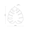 Aplica de perete TK Lighting MONSTERA metal, gri, G9 - TK-6436