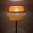 Lampadar TK Lighting TRIO metal, textil, negru, portocaliu, galben, E27 - TK-6451