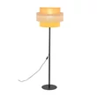 Lampadar TK Lighting TRIO metal, textil, negru, portocaliu, galben, E27 - TK-6451