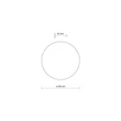 Aplica de perete TK Lighting LUNA metal, maro, G9 - TK-6453