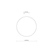 Aplica de perete TK Lighting LUNA metal, maro, G9 - TK-6454
