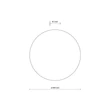 Aplica de perete TK Lighting LUNA metal, maro, G9 - TK-6455