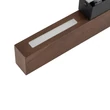 Aplica de perete TK Lighting TEO metal, lemn, negru, maro, LED, 3W, 3000K, 270Lm - TK-6613