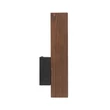 Aplica de perete TK Lighting TEO metal, lemn, negru, maro, LED, 3W, 3000K, 270Lm - TK-6613