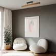 Plafoniera TK Lighting TEO metal, lemn, negru, maro, LED, 22W, 3000K, 2807Lm - TK-6614