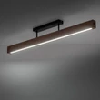 Plafoniera TK Lighting TEO metal, lemn, negru, maro, LED, 22W, 3000K, 2807Lm - TK-6614