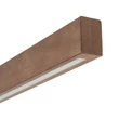 Plafoniera TK Lighting TEO metal, lemn, negru, maro, LED, 22W, 3000K, 2807Lm - TK-6614