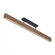 Plafoniera TK Lighting TEO metal, lemn, negru, maro, LED, 22W, 3000K, 2807Lm - TK-6614