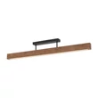 Plafoniera TK Lighting TEO metal, lemn, negru, maro, LED, 22W, 3000K, 2807Lm - TK-6614