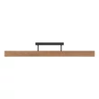 Plafoniera TK Lighting TEO metal, lemn, negru, maro, LED, 22W, 3000K, 2807Lm - TK-6614