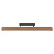 Plafoniera TK Lighting TEO metal, lemn, negru, maro, LED, 22W, 3000K, 2807Lm - TK-6614