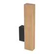Aplica de perete TK Lighting TEO metal, lemn, negru, maro, LED, 3W, 3000K, 270Lm - TK-6618