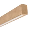 Plafoniera TK Lighting TEO metal, lemn, negru, maro, LED, 22W, 3000K, 2807Lm - TK-6619
