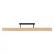 Plafoniera TK Lighting TEO metal, lemn, negru, maro, LED, 22W, 3000K, 2807Lm - TK-6619