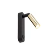 Aplica de perete TK Lighting ENZO metal, negru, auriu, G9 - TK-6623