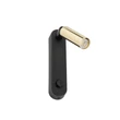 Aplica de perete TK Lighting ENZO metal, negru, auriu, G9 - TK-6623